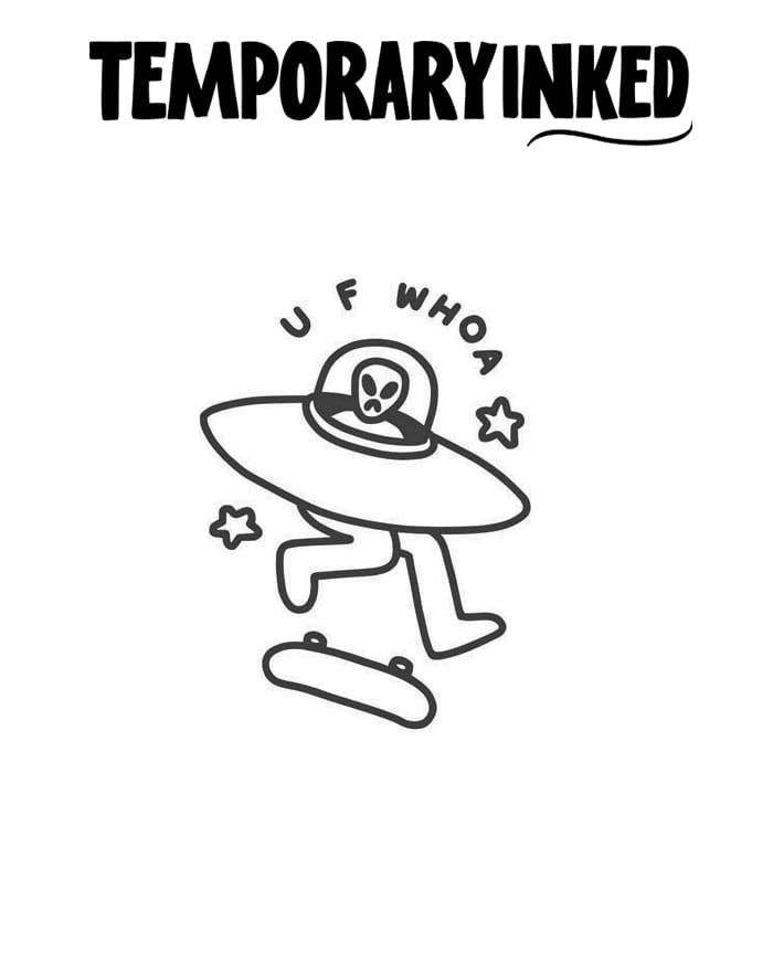 U F Whoa Tattoo