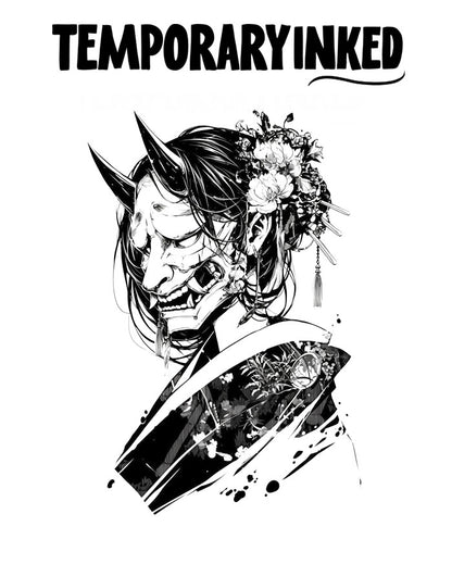 Undying Oni Mask Tattoo