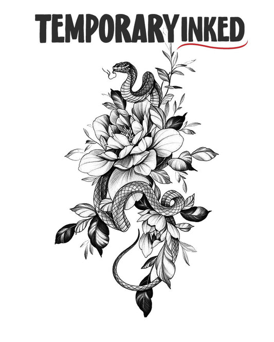 Venomous Vines Tattoo by TemporaryInked.com