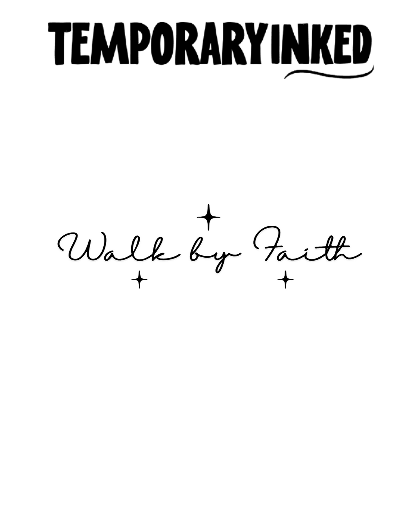 Walk By Faith Tattoo