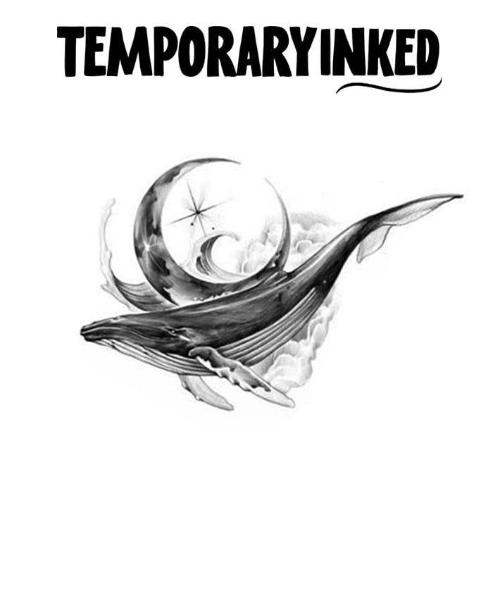 Whale Dreamscape Tattoo