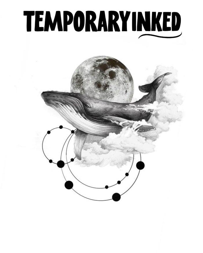 Whale of the Cosmos Tattoo