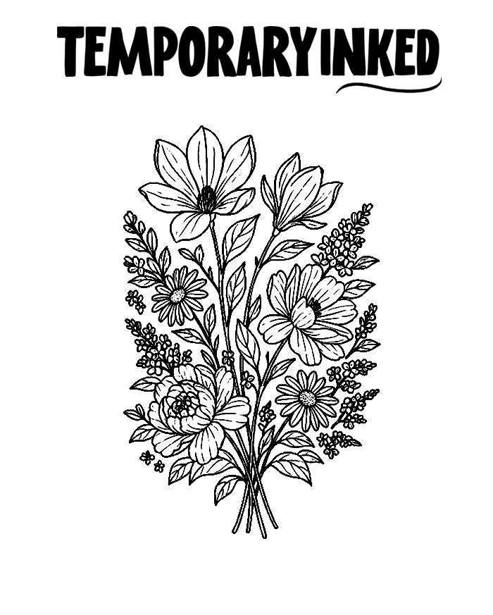 Wildflower Waltz Tattoo