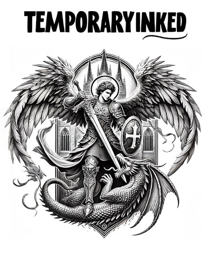 Wings of Judgement XL Tattoo