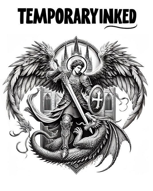 Wings of Judgement XL Tattoo