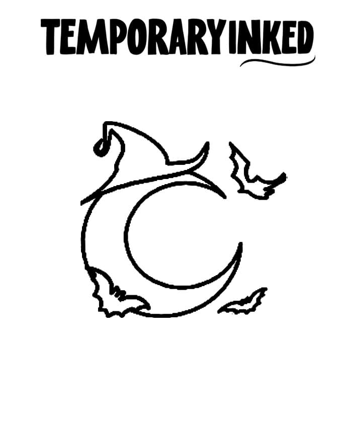 Witch’s Moon Tattoo