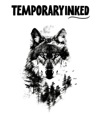 Wolf Woodlands Tattoo
