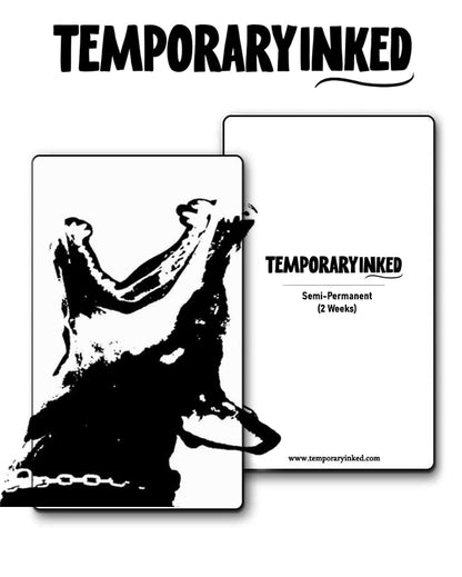 Wolf in Chains Tattoo